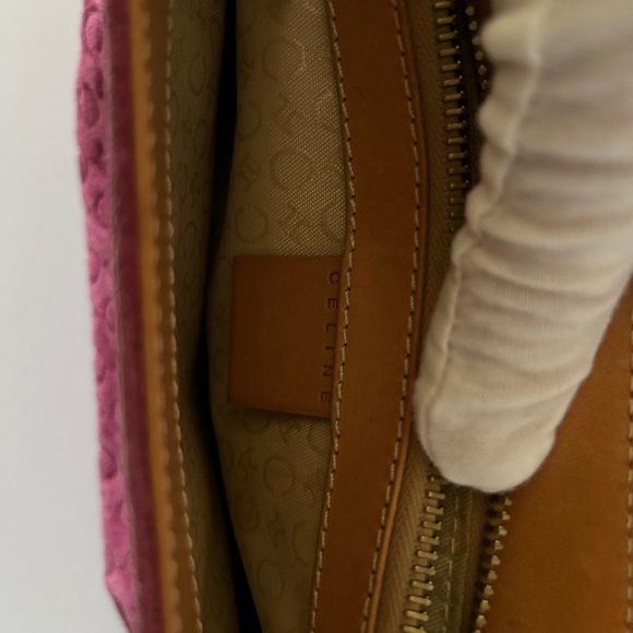 Authentic Celine Pink Suede Mini Tote - Picture 5 of 14